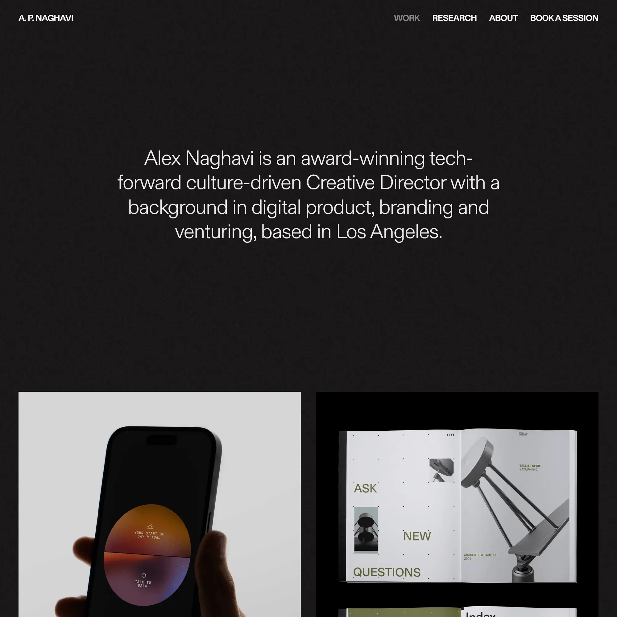 Screenshot of Alex Naghavi