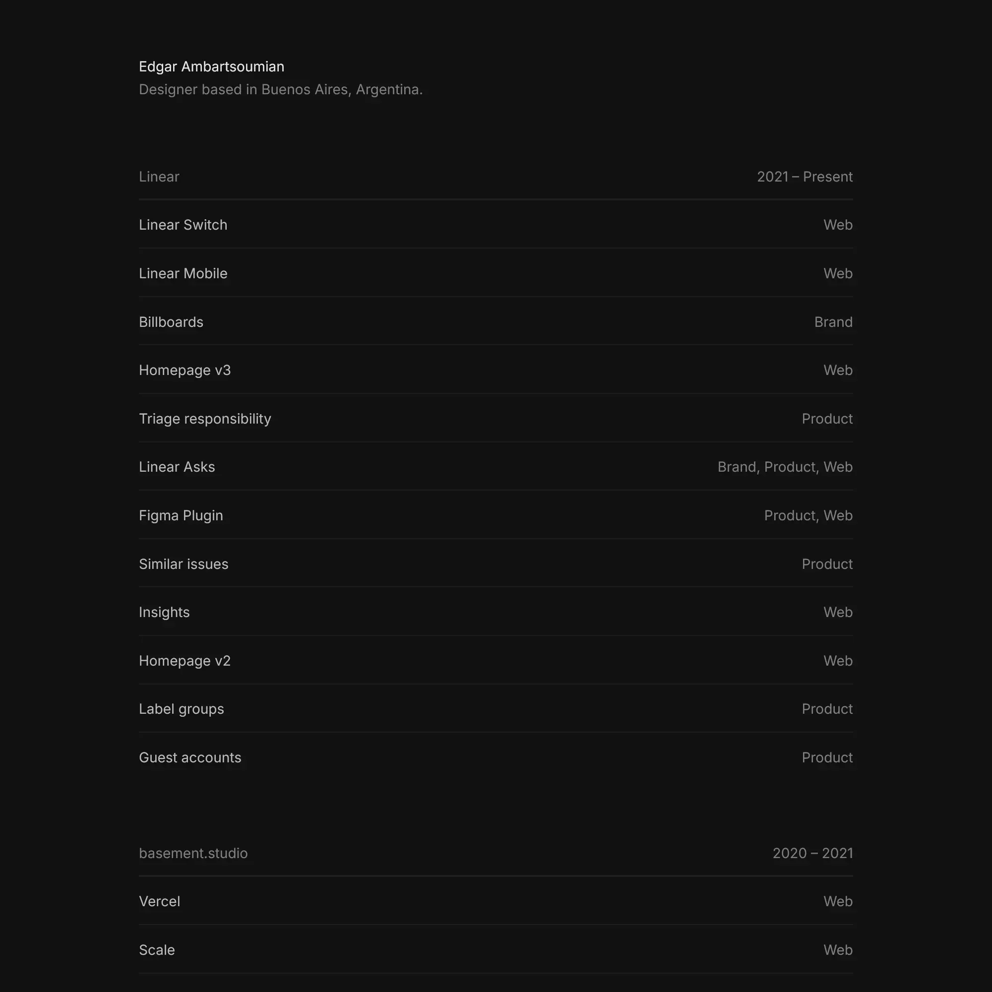 Screenshot of Edgar Ambartsoumian