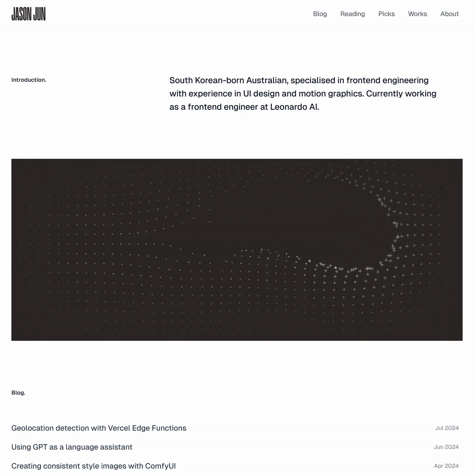 Screenshot of Jason Jun