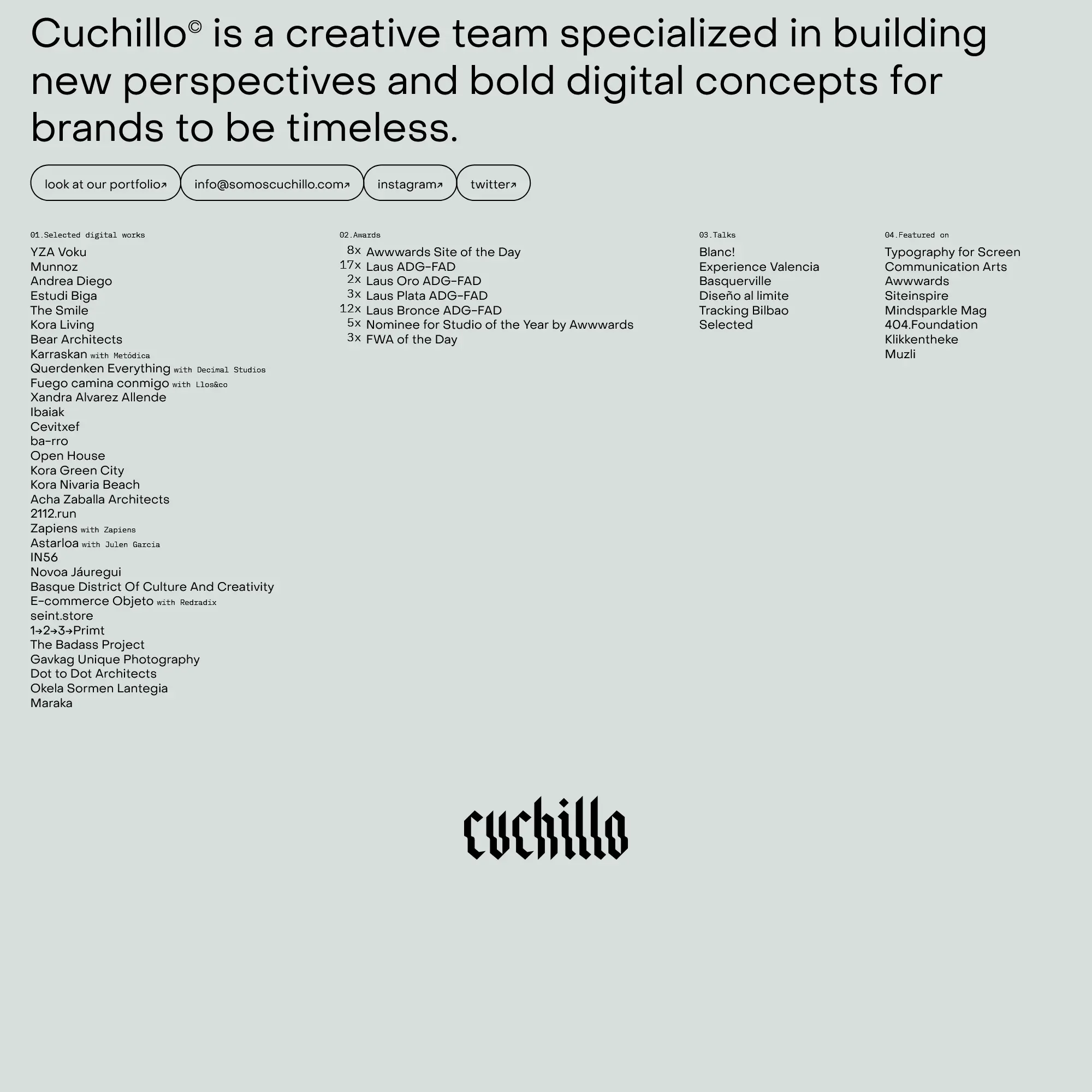 Screenshot of Cuchillo