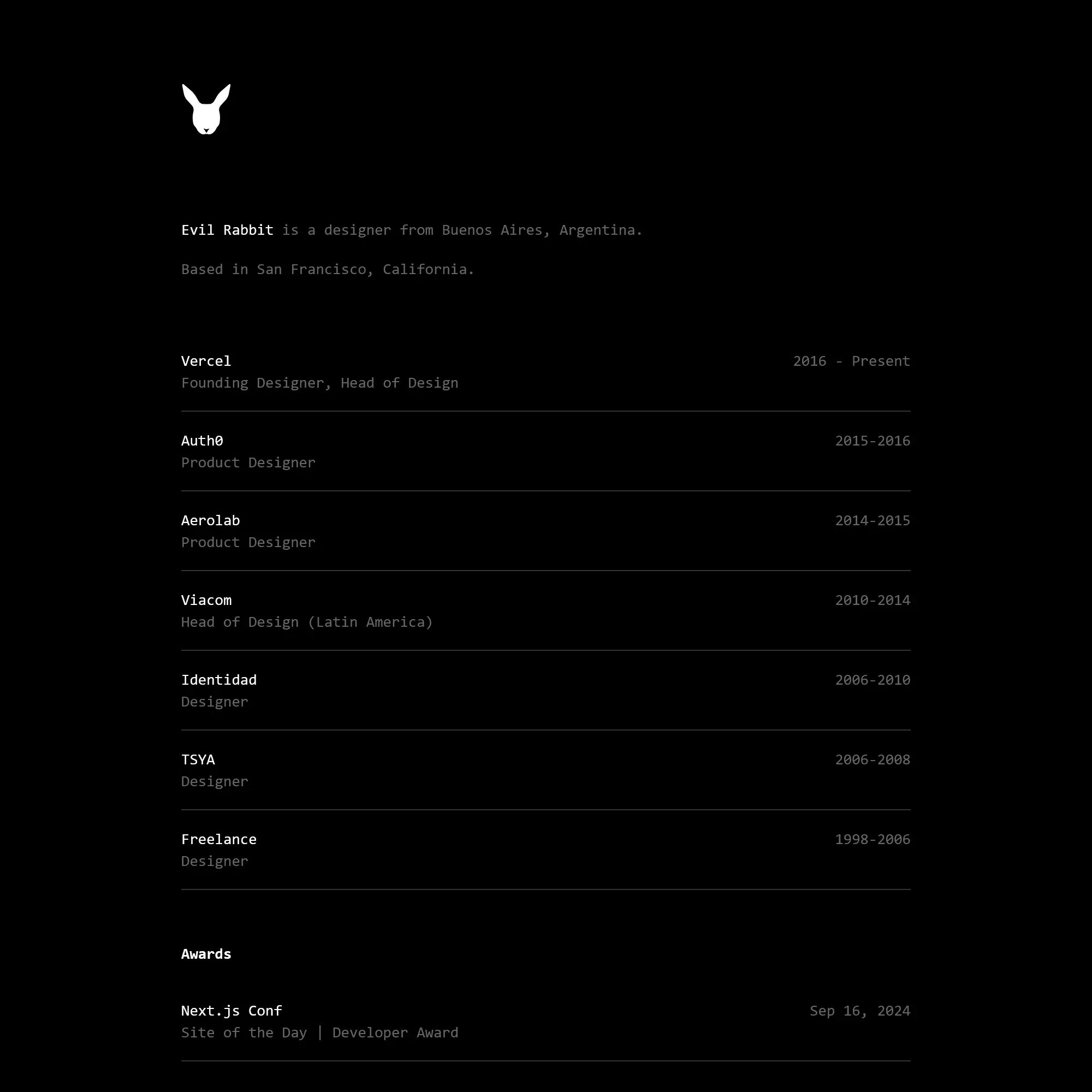 Screenshot of Evil Rabbit