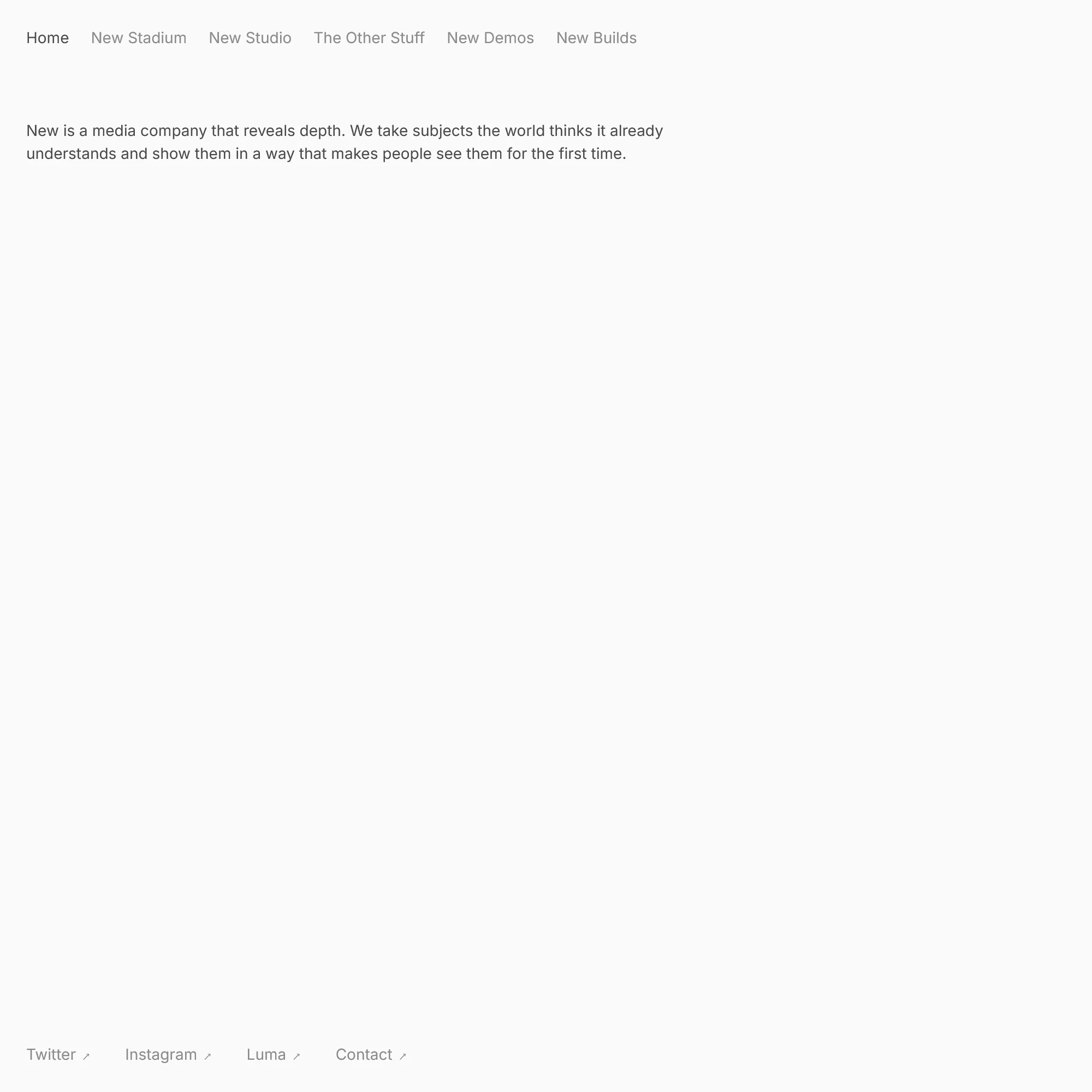 Screenshot of New